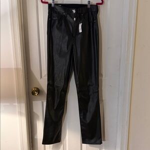 GAP Black Leather Pants
